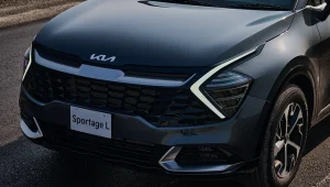 sportage L Tiger nose grill & DRLs