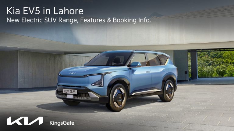 Kia EV5 electric SUV in Lahore with range and features at Kia Kings Gate