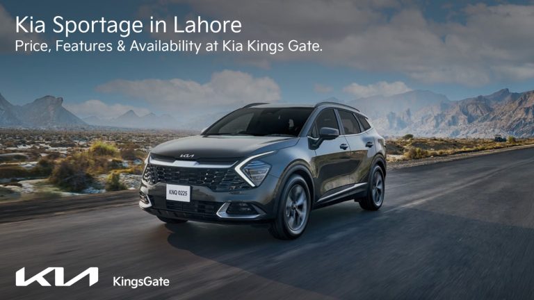 Kia Sportage in Lahore with price and features available at Kia Kings Gate