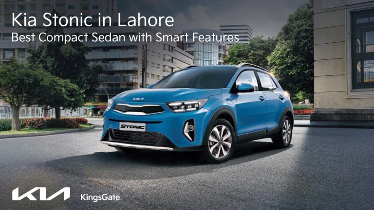 Kia Stonic compact car in Lahore with smart features at Kia Kings Gate